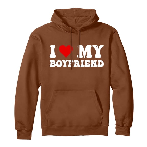 DHFJKG Hoodies For Women Men Love Letter Print Sweatshirt Valentine's Day Long Sleeve Loose Fit Hooded Pullover Cozy Tops