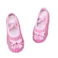 thumbnail image 1 of DHFJKG Kids Ballet Shoes Dance Slippers Non-Slip Soft Sole Sparkly Sequins Bowknot For Children Cozy Shoes, 1 of 3