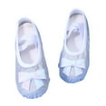 thumbnail image 1 of DHFJKG Kids Ballet Shoes Dance Slippers Non-Slip Soft Sole Sparkly Sequins Bowknot For Children Sweet Shoes, 1 of 3