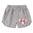 thumbnail image 1 of DHFJKG Kids Girls Shorts Casual Shorts Comfortable Fashion Cute Printed Loose Fit Shorts Everyday Wear Girls Baggy Leisure Trousers 7-8 Years, 1 of 7