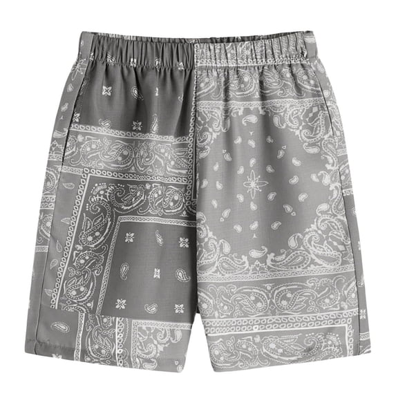 DHFJKG Kids Sweat Shorts For Boys Girls Breathable Summer Casual Drawstring Baggy Streetwear Running Shorts 2-14Y Comfortable Bottoms