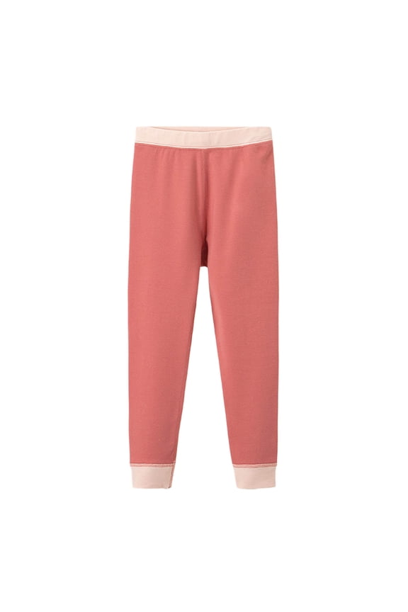 Kids Winter Thermal Leggings For Boys Girls With Thickened Warmth Lining Full Length Base Layer Tight Outdoor Wear Leisure Pants