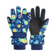 thumbnail image 1 of DHFJKG Kids Winter Waterproof Ski Gloves For Boys Girls Thermal Insulated Five Finger Design For Outdoor Play Skiing Cold Weather Breathable Mittens, 1 of 6