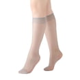 thumbnail image 1 of DHFJKG Knee High Socks For Women Semi Sheer Socks Summer Lightweight Breathable Stockings With Reinforced Toes, 1 of 3