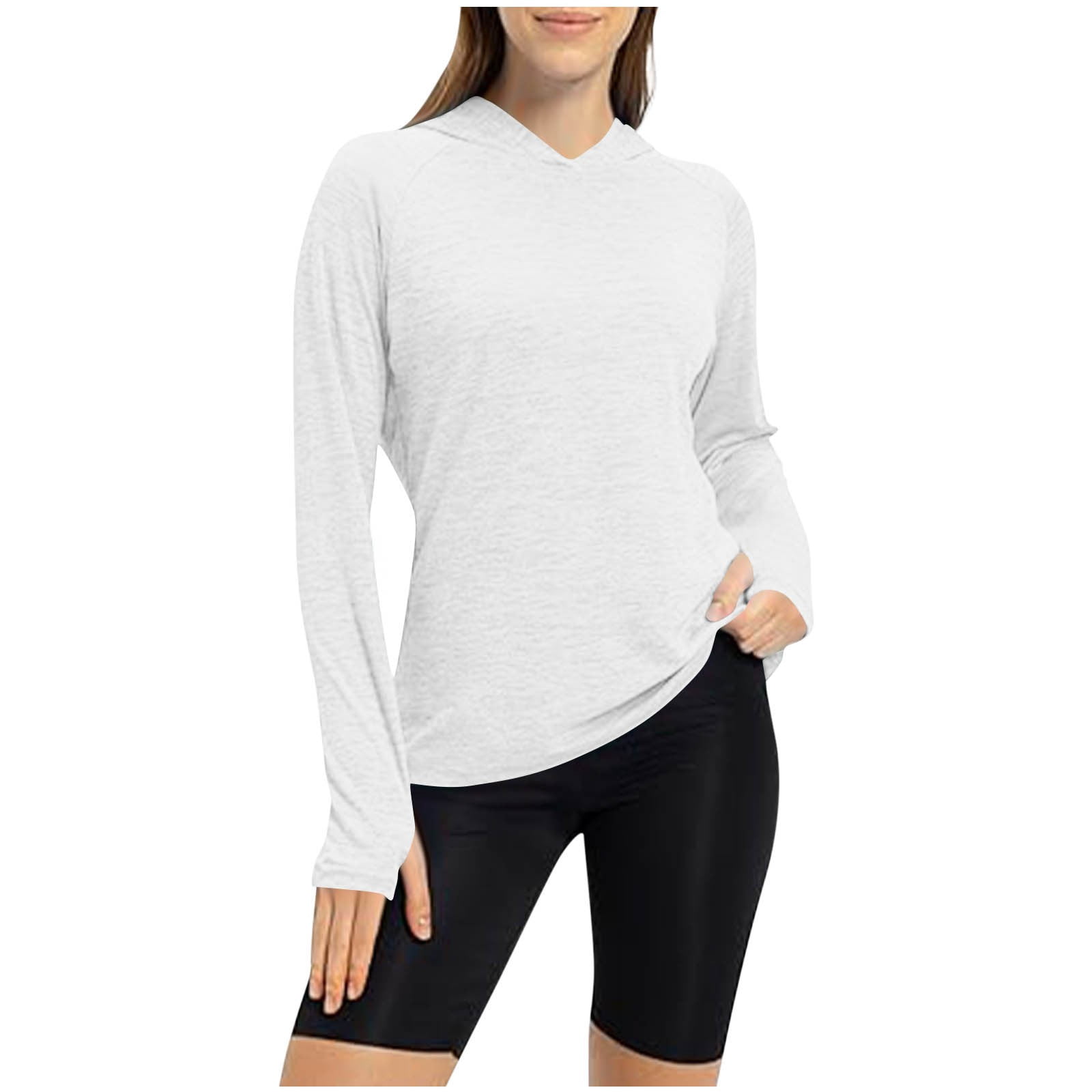 Hang Ten Women's Long Sleeve Rash Guard Shirt – Sun Protection Swim Top, Multiple Patterns
