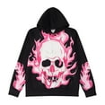 thumbnail image 1 of DHFJKG Men's Halloween Hoodies Loose Fit Skull Printed Hooded Sweatshirt Long Sleeve Pocket Hoodie Fall Winter Sports Casual Pullover Cozy Tops, 1 of 5