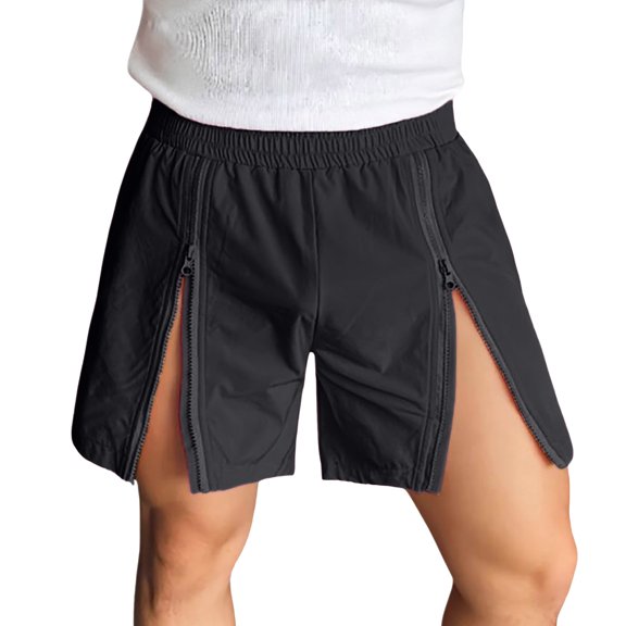 DHFJKG Mens Casual Shorts Gym Workout Elastic Waist Relaxed Fit Lightweight Waterproof Beach Shorts Trendy Bottoms