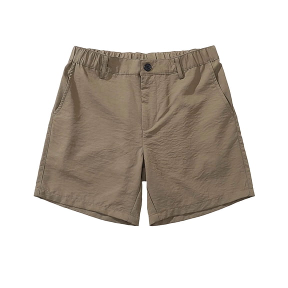 DHFJKG Mens Golf Dress Shorts Above Knee Lightweight Summer Flat Front Outdoor Walking Beach Shorts Stylish Bottoms