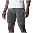 thumbnail image 1 of DHFJKG Mens Shorts Tights With Side Pockets Athletic Fitness Lightweight Moisture Wicking Sports Shorts Stylish Bottoms, 1 of 6