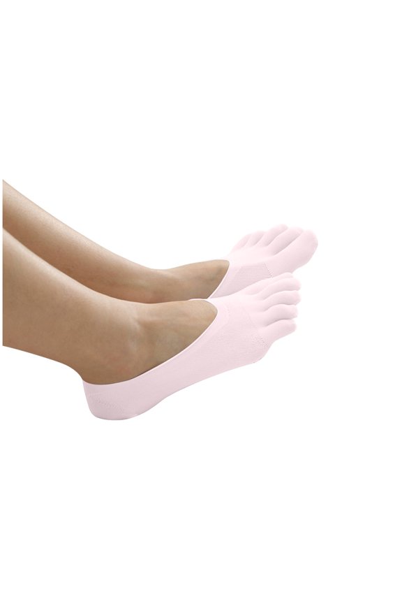 No Show Toe Socks For Women Five Finger Socks Low Cut Summer Breathable Lightweight Sock For Flats