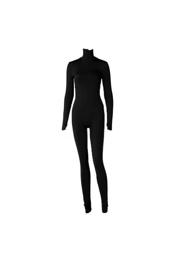 One Piece Jumpsuits For Women Workout Long Sleeve Leggings High Neck Yoga Romper Seamless Gym Clothes