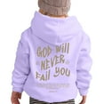 thumbnail image 1 of DHFJKG Pullover Girls Hoodie Sweatshirt For Winter Casual Wear Round Neck Letter Print Pullover For Kids Ages 2-13 Outdoor Activities And Daily Comfort Long Sleeve Comfort Sweatshirts, 1 of 7