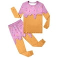 thumbnail image 1 of DHFJKG Pyjama Boys Girls Outfits Set Soft Long Sleeve Round Neck Pajama Set With Ice Cream Print Comfortable Sleepwear For Toddler And Kids Soft Nightwear, 1 of 4