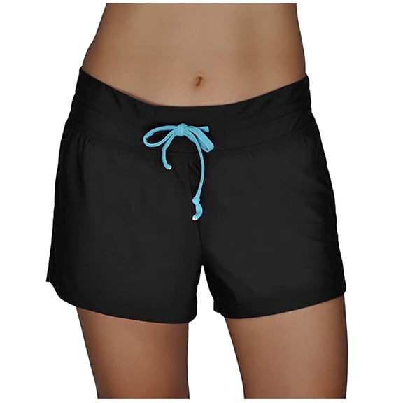 DHFJKG Running Yoga Shorts For Womens Athletic Loose Fit Quick-Dry Elastic Waist Sports Mini Shorts With Drawstring