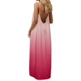 thumbnail image 1 of DHFJKG Summer Dress Women Sleeveless Gradient Backless Spaghetti Strap Flowy Boho Beach Maxi Dress Versatile Dresses, 1 of 5