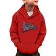 thumbnail image 1 of DHFJKG Sweatshirts Little Boys Girls Train Printed Sweatshirts Long Sleeve Hooded Pocket Pullover Toddler Kids Winter Warm Shirt Sweater Tops For 3-14 Years Round Neck Stylish Tops, 1 of 5
