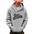 thumbnail image 1 of DHFJKG Sweatshirts Little Boys Girls Train Printed Sweatshirts Long Sleeve Hooded Pocket Pullover Toddler Kids Winter Warm Shirt Sweater Tops For 3-14 Years Round Neck Comfort Tops, 1 of 5
