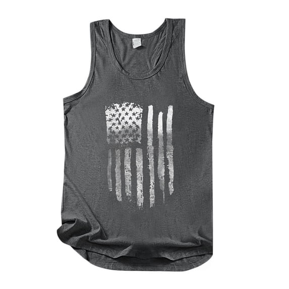 DHFJKG Tank Tops For Women America's 250th Anniversary Sleeveless Crew Neck US National Flag Graphic Tee Soft Top