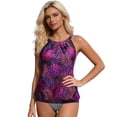 thumbnail image 1 of DHFJKG Tankini Top For Women Adjustable Straps Scoop Neck Loose Fit Swim Tank Tops 2026 Swimsuit Floral Printed Stylish Beachwear, 1 of 5