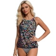 thumbnail image 1 of DHFJKG Tankini Top For Women Adjustable Straps Scoop Neck Loose Fit Swim Tank Tops 2026 Swimsuit Floral Printed Trendy Beachwear, 1 of 5