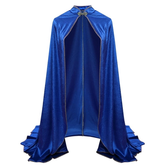 DHFJKG Velvet Cloak For Women, Hooded Cape Cloak Halloween Witch Dress-Up Poncho
