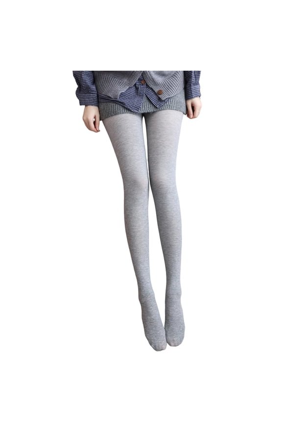 Winter Thermal Leggings For Women Fuzzy Lining High Waist Seamless Ribbed Base Layer Opaque Pantyhose Full Length For Cold Weather Stylish Trousers