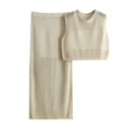 thumbnail image 1 of DHFJKG Women Long Skirts Set Summer Crochet 2 Piece Outfits Slim Fit Hollow Out Sleeveless Crop Top Beach Clothes Matching Set Stylish Outfit, 1 of 4