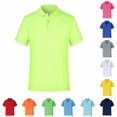 thumbnail image 1 of DHFJKG Women's And Men's Polo Shirts Workwear Summer Short Sleeve Breathable Polos, Sizes S-XXXXL, 1 of 4