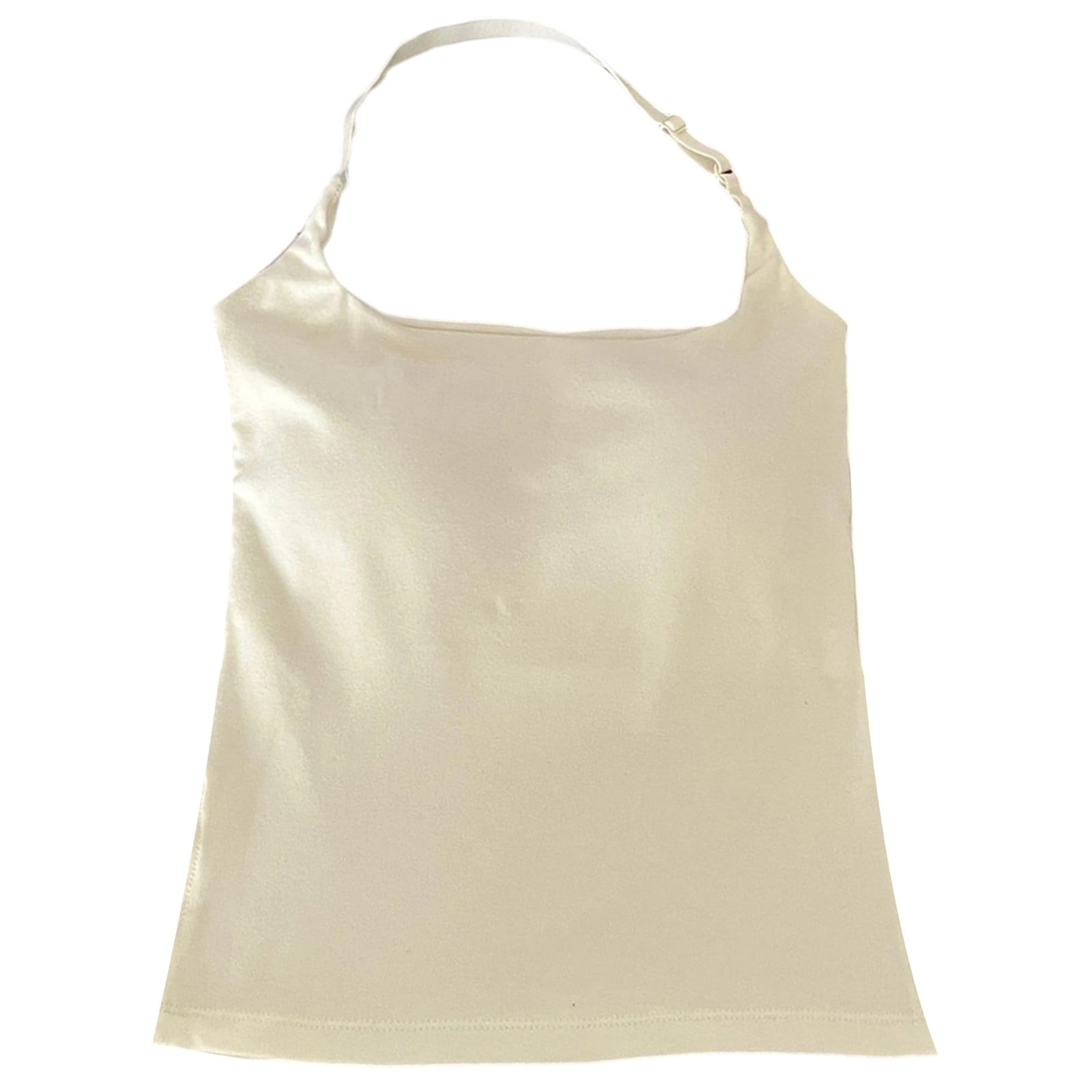 DHFJKG Women's Backless Camisole With Built In Bra Slim Fit Adjustable ...
