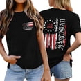 thumbnail image 1 of DHFJKG Womens 4Th Of July T Shirt Short Sleeve Crew Neck Independence Day 1776-2026 Celebrate America's 250Th Anniversary Tees We The People Top, 1 of 4