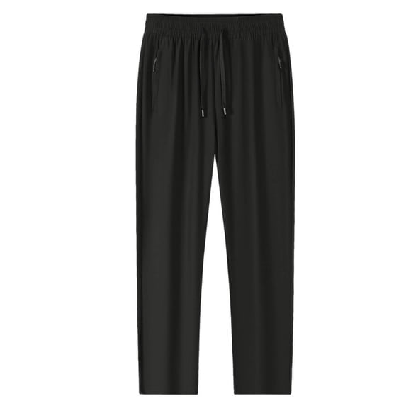 DHFJKG Womens Athletic Pants Lightweight Outdoor Hiking Stretchy Straight Leg Loose Fit Pants With Zipper Pockets Travel Outfits Drawstring Elastic Waist Soft Trousers