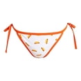 thumbnail image 1 of DHFJKG Womens Bikini Bottoms Reversible Swimsuit Low Rise Side Tie Swim Briefs Pool Beach Resort Wear, 1 of 4