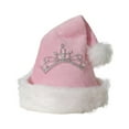 thumbnail image 1 of DHFJKG Womens Christmas Santa Fuzzy Pom Hat With Sparkly Crown Appliques For Festive Holiday Party Supplies Comfort Hats, 1 of 3