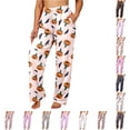 thumbnail image 1 of DHFJKG Womens Halloween Pajama Pants Ladies Pumpkin Ghost Pajamas Cute Soft Loungewear Pants, 1 of 5
