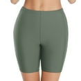 thumbnail image 1 of DHFJKG Womens High Waist Long Swim Shorts Tummy Control Swimsuit Beach Pool Bathing Suit Bottoms Comfort Beachwear, 1 of 5