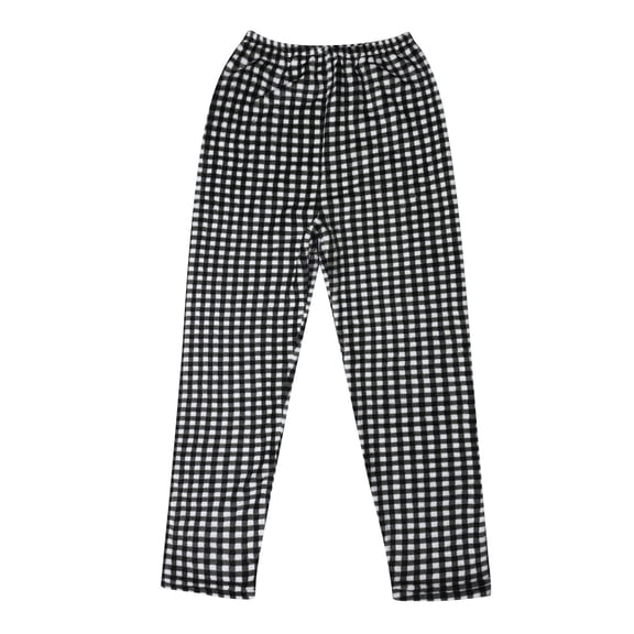 DHFJKG Womens Pajamas Pants Flannel Plaid Loose Fit Straight Leg Elastic Waist Pj Bottoms Fuzzy Sleepwear Pants Leisure Homewear