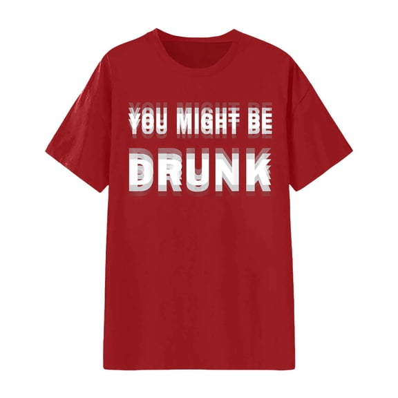 DHFJKG Womens Short Sleeve T Shirt Funny Letter Printed Casual Crew Neck Tee Soft Top For Everyday Comfort Loose Fit Summer Versatile Tops
