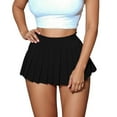 thumbnail image 1 of DHFJKG Womens Skirts Pleated A-Line Short Mini Basic Skirt School Uniform Skater Skirts Nightout Club Wear Comfort Skirt, 1 of 4