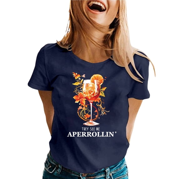 DHFJKG Womens Summer Top Casual Short Sleeve T Shirt Graphic Print Crew Neck Relaxed Fit Tee Everyday Wear Outdoor Activities Comfortable Tops