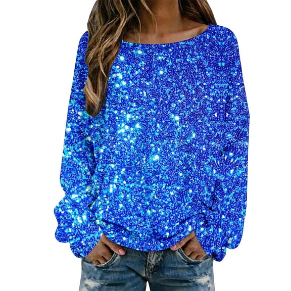 DHFJKG Womens Sweaters Printed Knitted Long Sleeve Shirts Crewneck Loose Fit Pullover Carnival Casual Spring Stylish Tops