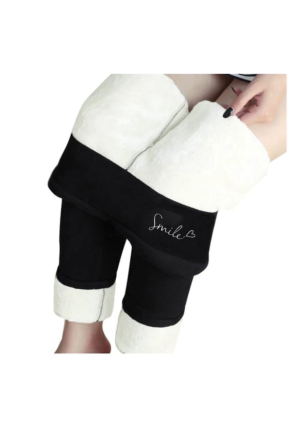 Womens Winter Thermal Leggings Yoga Pants With Thick Fuzzy Lining Elastic High Waist Running Workout Warm Tight Pants For Cold Weather Comfort Trousers