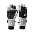 thumbnail image 1 of DHFJKG Womens Winter Waterproof Ski Gloves Thermal Insulated Five Finger Touchscreen Design For Outdoor Play Skiing Cold Weather Comfort Mitten, 1 of 4