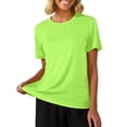 thumbnail image 1 of DHFJKG Womens Workout Tops Short Sleeve Athletic Running Shirts Breathable Solid Color Loose Fit Basic Tee For Yoga Gym Sports Versatile Top, 1 of 5