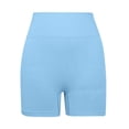 thumbnail image 1 of DHFJKG Workout Shorts For Women Seamless Scrunch High Waisted Yoga Gym Booty Running Short Pants Cozy Trousers, 1 of 4