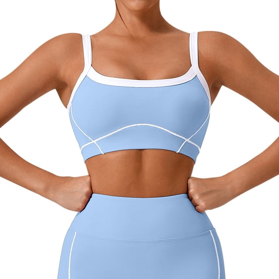 DHFJKG Workout Yoga Camisole For Women Crop Tops Casual Thin Straps Square Neck Fitted Shirts For Running Gym Versatile Tops