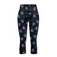 thumbnail image 1 of DHFJKG Yoga Pants Women High Waisted Capri Leggings Casual Summer Stretchy Soft Athletic Workout Pants, 1 of 2