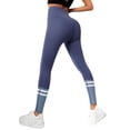 thumbnail image 1 of DHFJKG Yoga Pants Women Striped High Waist Workout Leggings Tight Pants Fitness Running Gym Tummy Control Versatile Trousers, 1 of 4