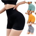 thumbnail image 1 of DHFJKG Yoga Shorts For Women High Waisted Stretchy Buttery Soft Textured Biker Shorts Leggings For Athletic Workout, 1 of 5