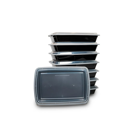 DHG PROFESSIONAL 50 sets Rectangle 58oz Meal Prep Containers with lids Microwavable Food Container Plastic BPA Free Rectangle