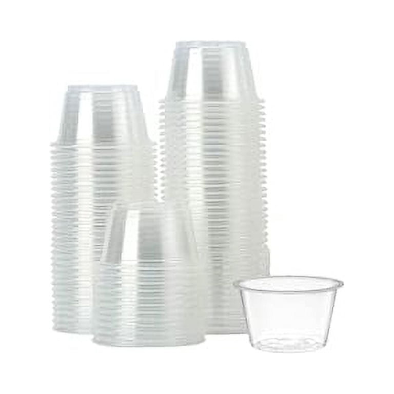 DHG PROFESSIONAL 0.75 oz Plastic Portion Cups  Lids Sold Separately,  Disposable Condiment & Sauce Cups - Walmart.com